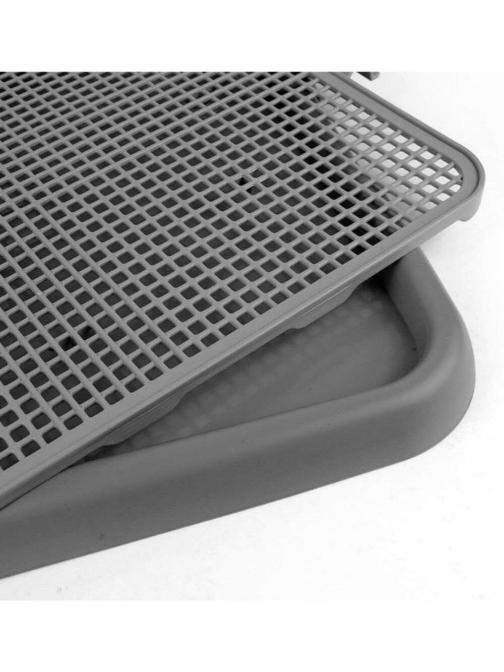 Puppy Potty Tray with Mesh - Leak-Proof Indoor Dog Toilet for Small Dogs - Picture 5 of 6